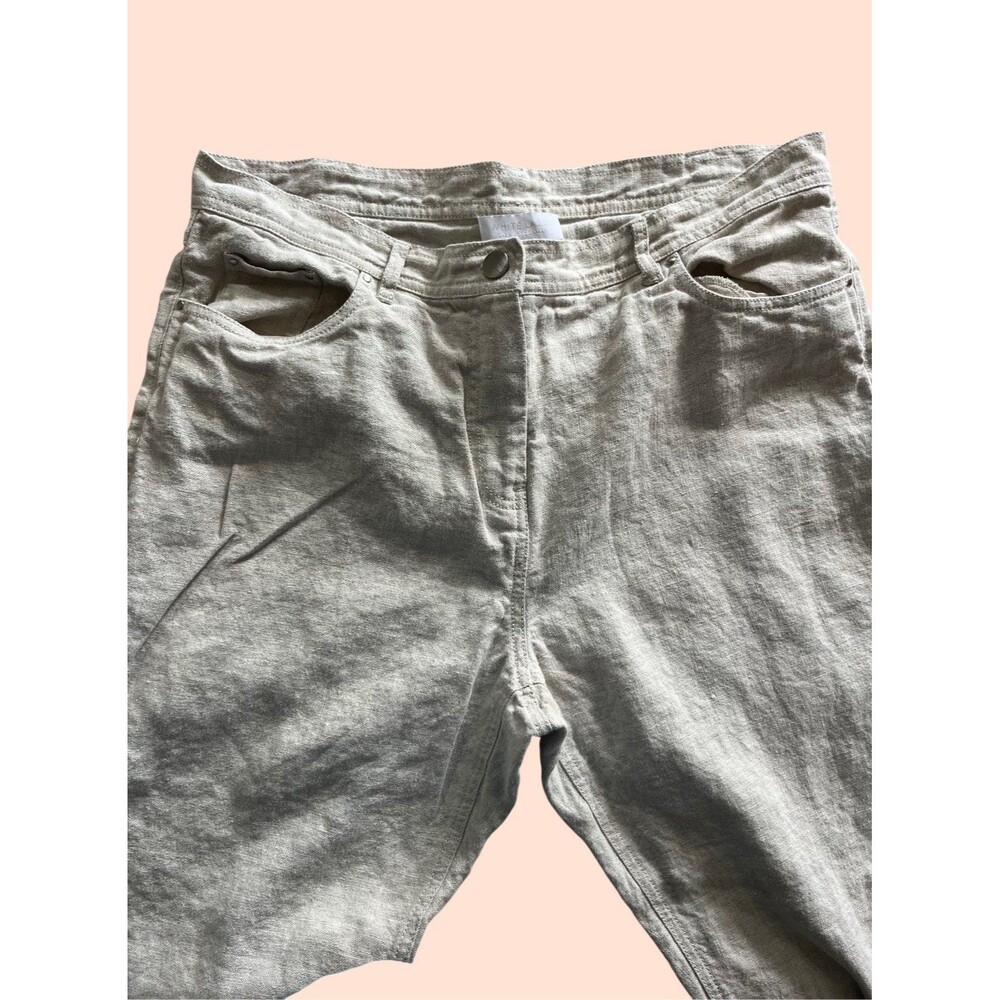 The White Company Natural Linen Colored Linen Pants Size 8 - Picture 4 of 10